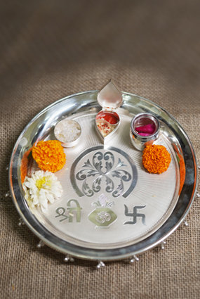 Silver Pooja Thali